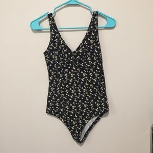 Forever 21 Floral Body Suit